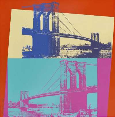 Brooklyn Bridge (F. & S. II.290) - Signed Print by Andy Warhol 1983 - MyArtBroker