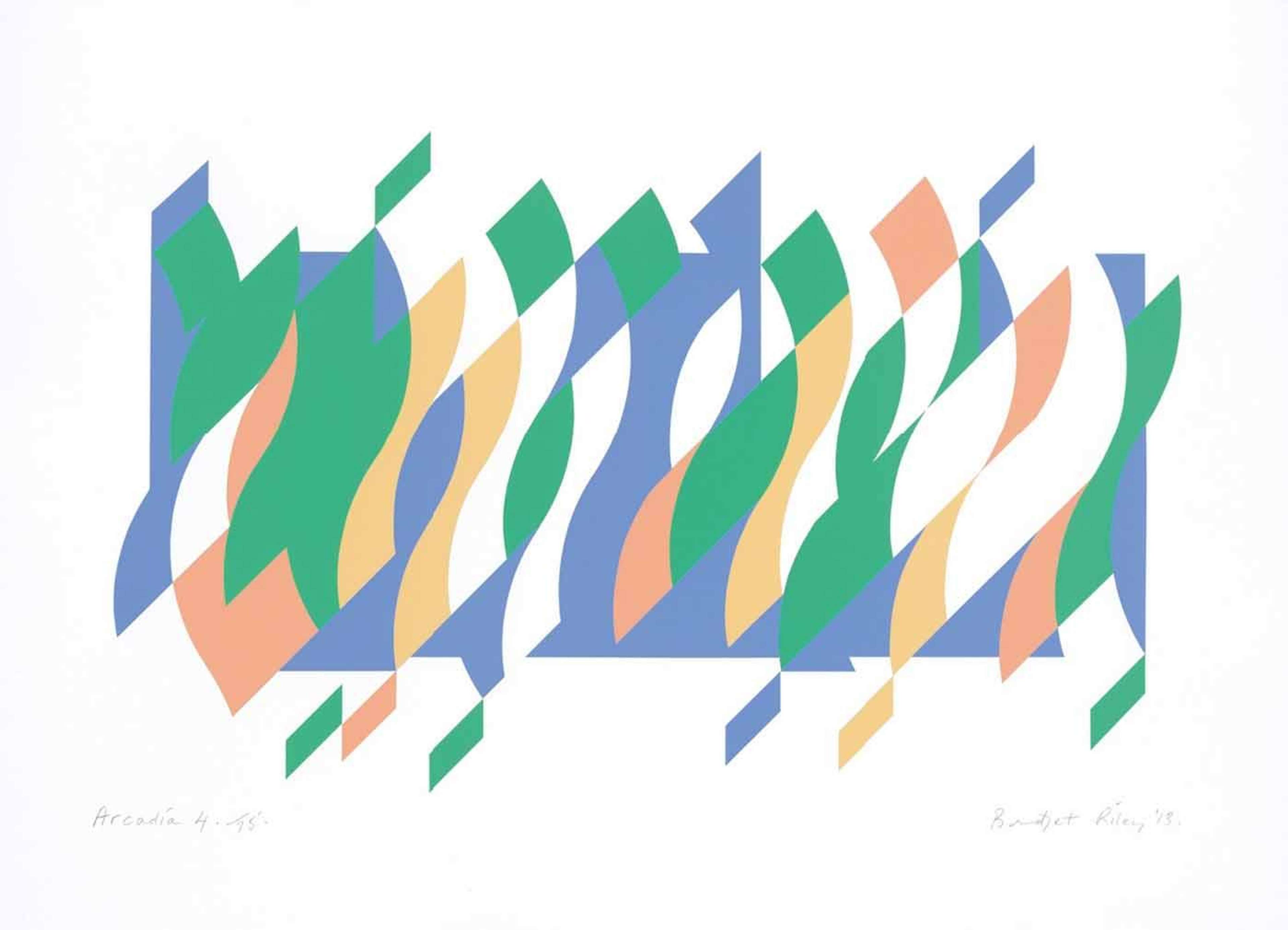 Arcadia 4 - Signed Print by Bridget Riley 2013 - MyArtBroker