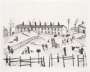 L. S. Lowry: Winter In Broughton - Signed Print