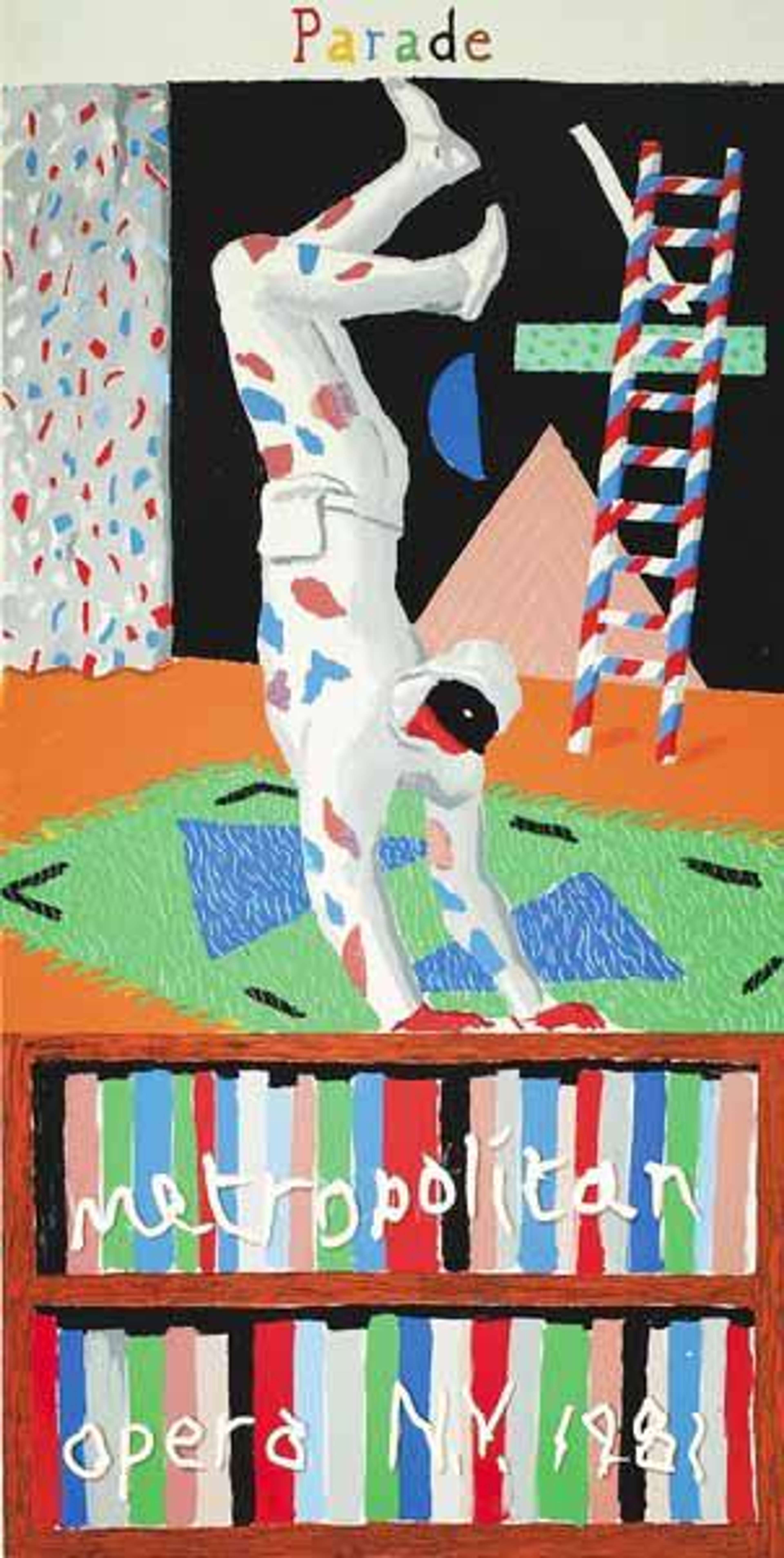 Parade (acrobat) - Signed Print by David Hockney 1981 - MyArtBroker