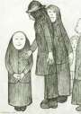 L. S. Lowry: Family Discussion - Signed Print