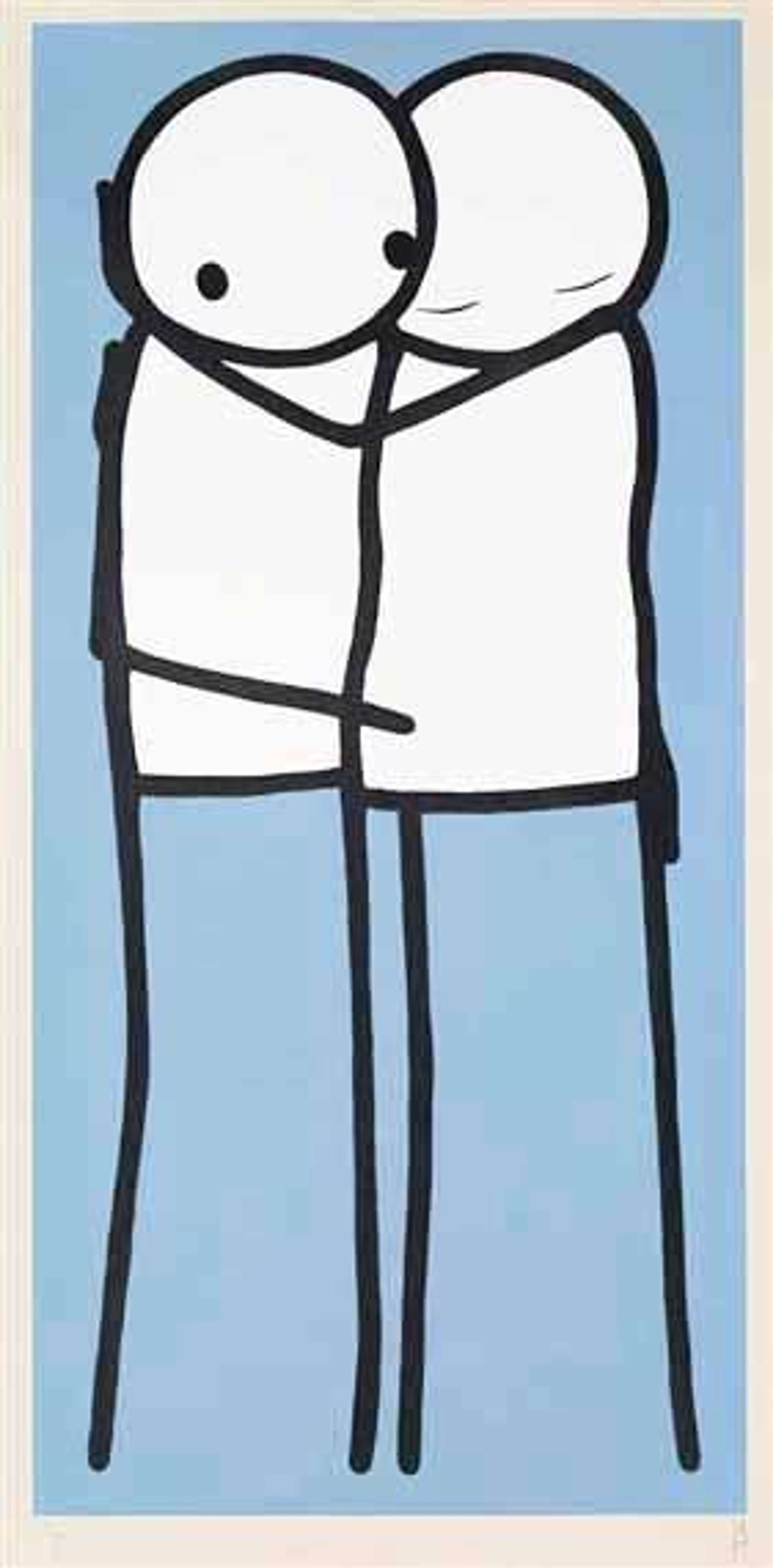 Lovers (blue) - Signed Print by Stik 2011 - MyArtBroker