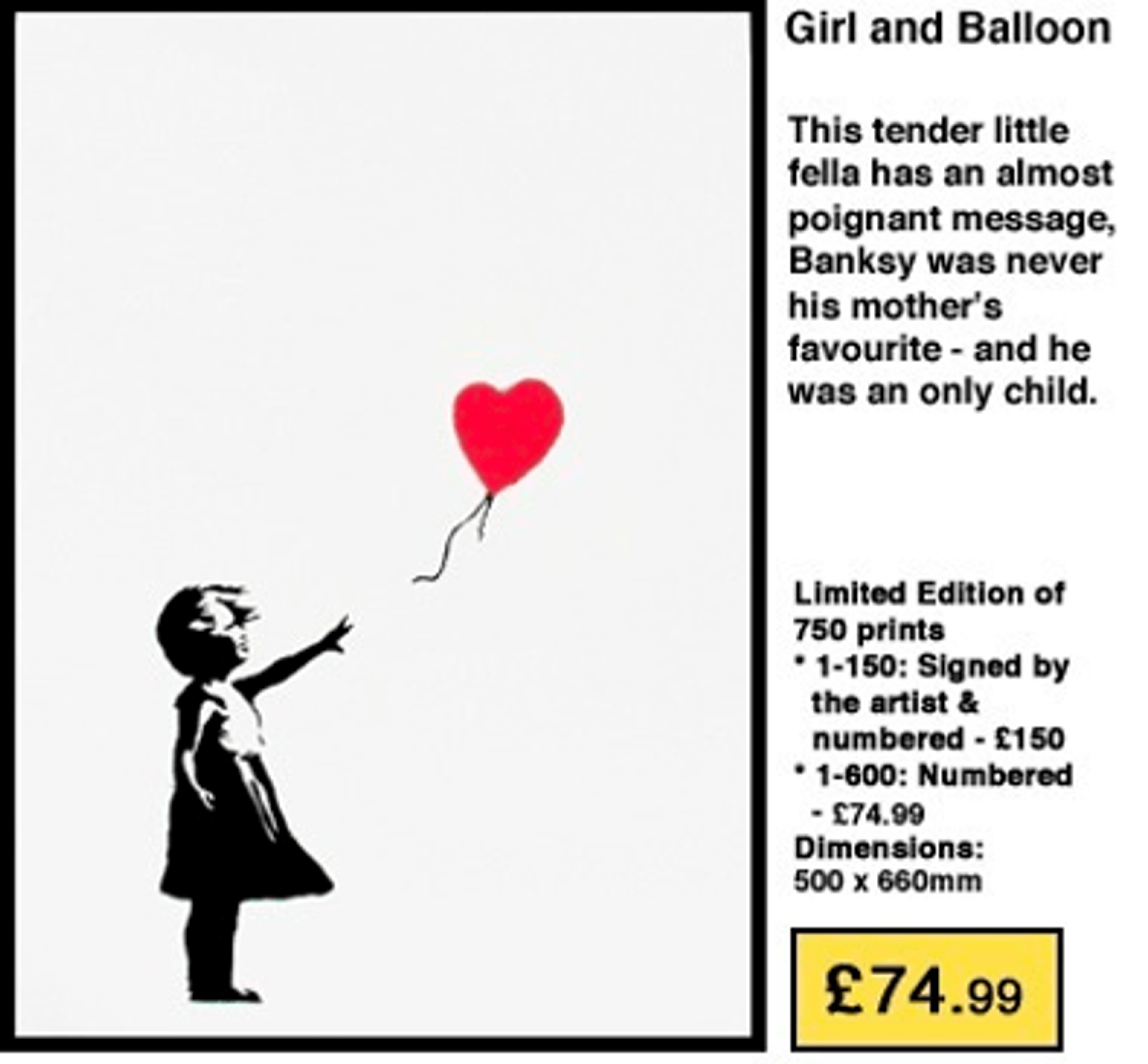 Girl With Balloon by Banksy