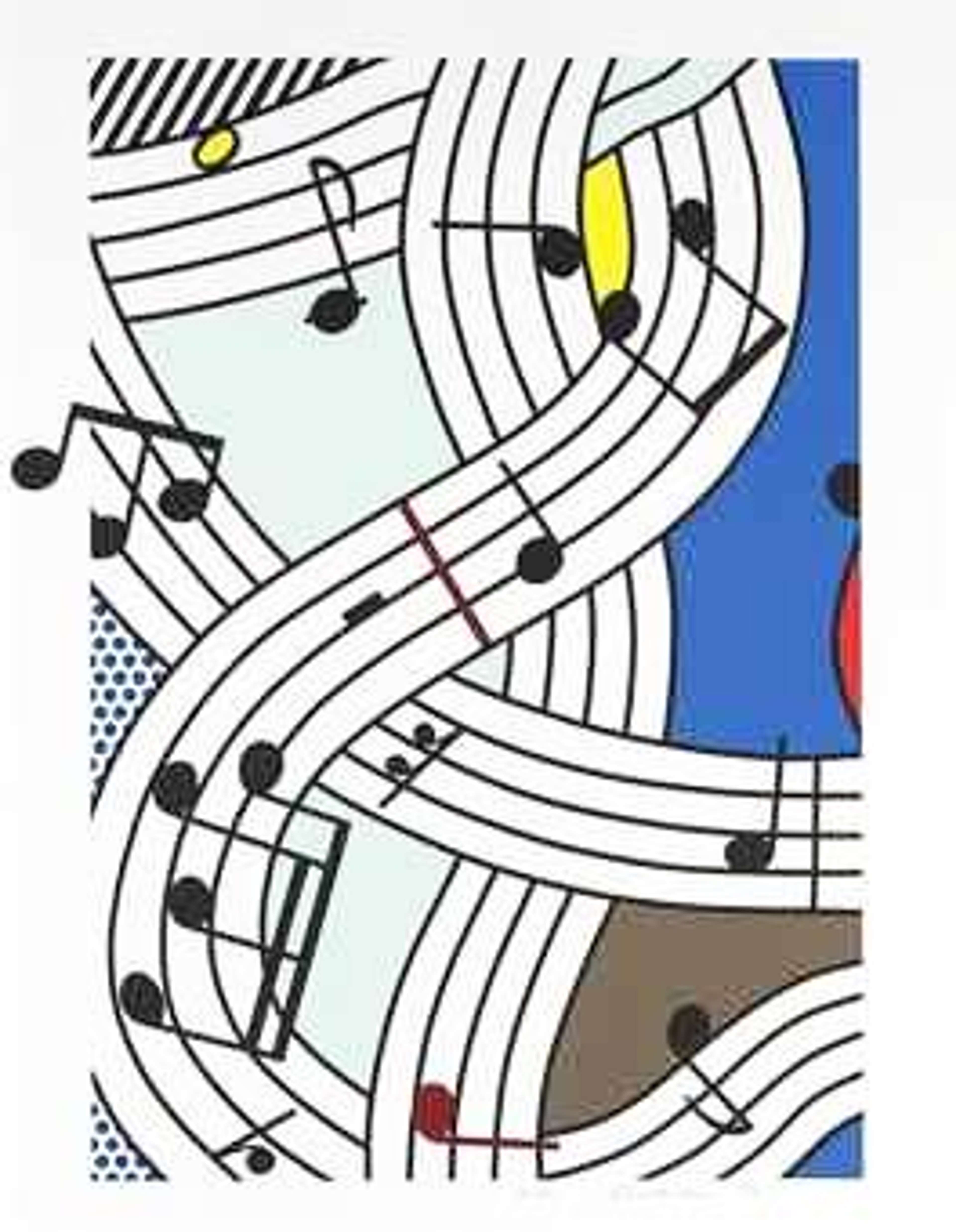 Composition I - Signed Print by Roy Lichtenstein 1996 - MyArtBroker