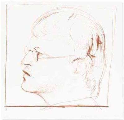 Self Portrait - Signed Print by David Hockney 1980 - MyArtBroker