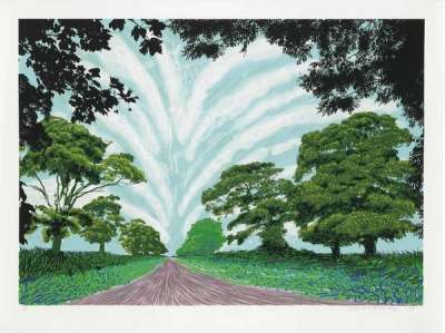 Summer Sky - Signed Print by David Hockney 2008 - MyArtBroker