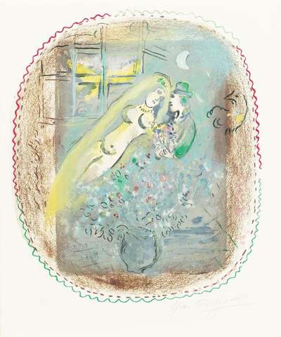 Dedication - Signed Print by Marc Chagall 1968 - MyArtBroker