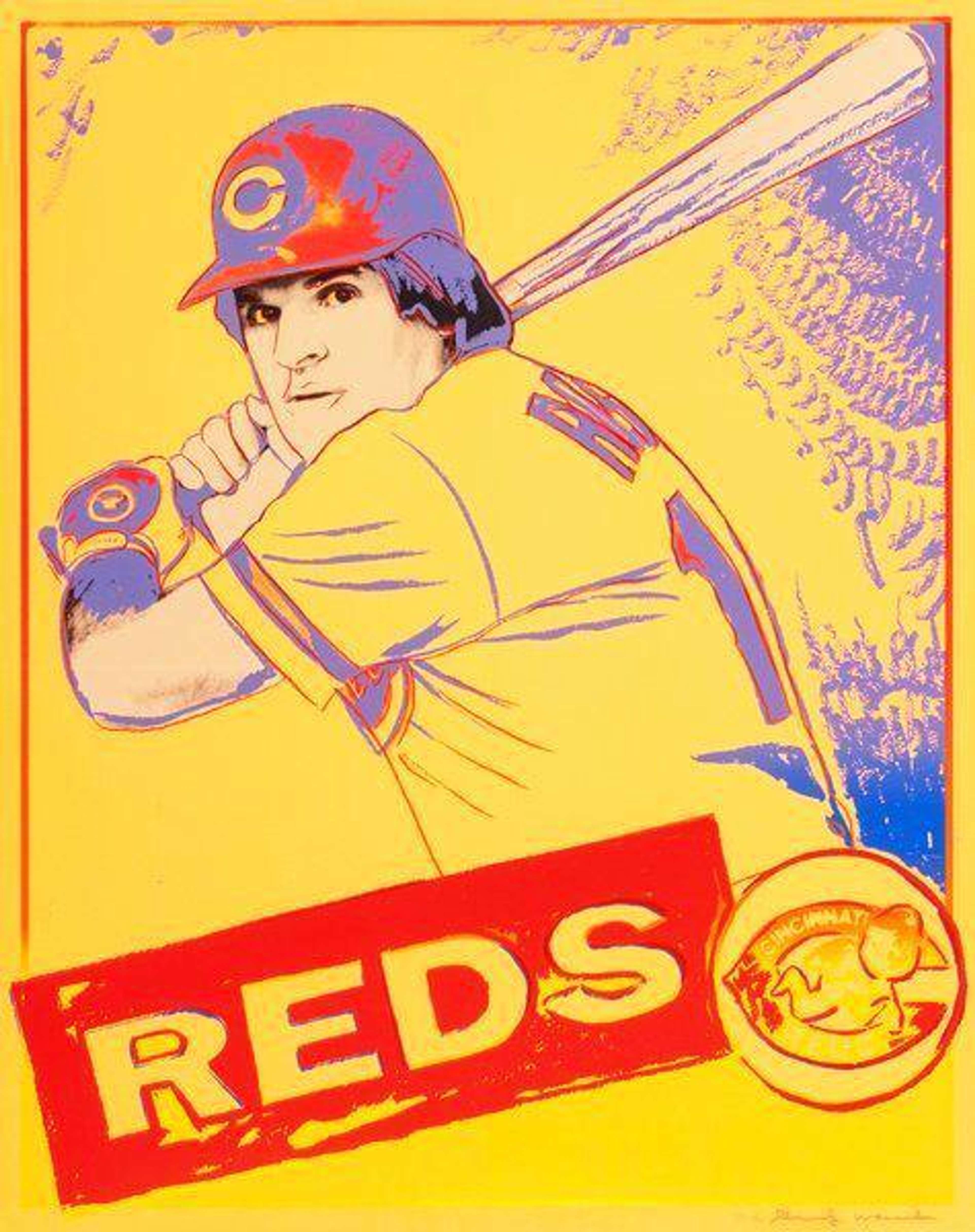 Pete Rose - Signed Print by Andy Warhol 1985 - MyArtBroker