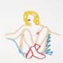 Tom Wesselmann: Rosemary With Socks And Arms Outstretched (steel edition) - Signed Mixed Media