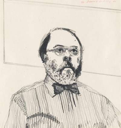 Henry In His Office - Signed Print by David Hockney 1976 - MyArtBroker