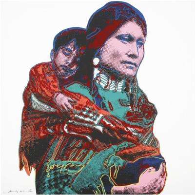 Mother And Child (F. & S. II.383) - Signed Print by Andy Warhol 1986 - MyArtBroker