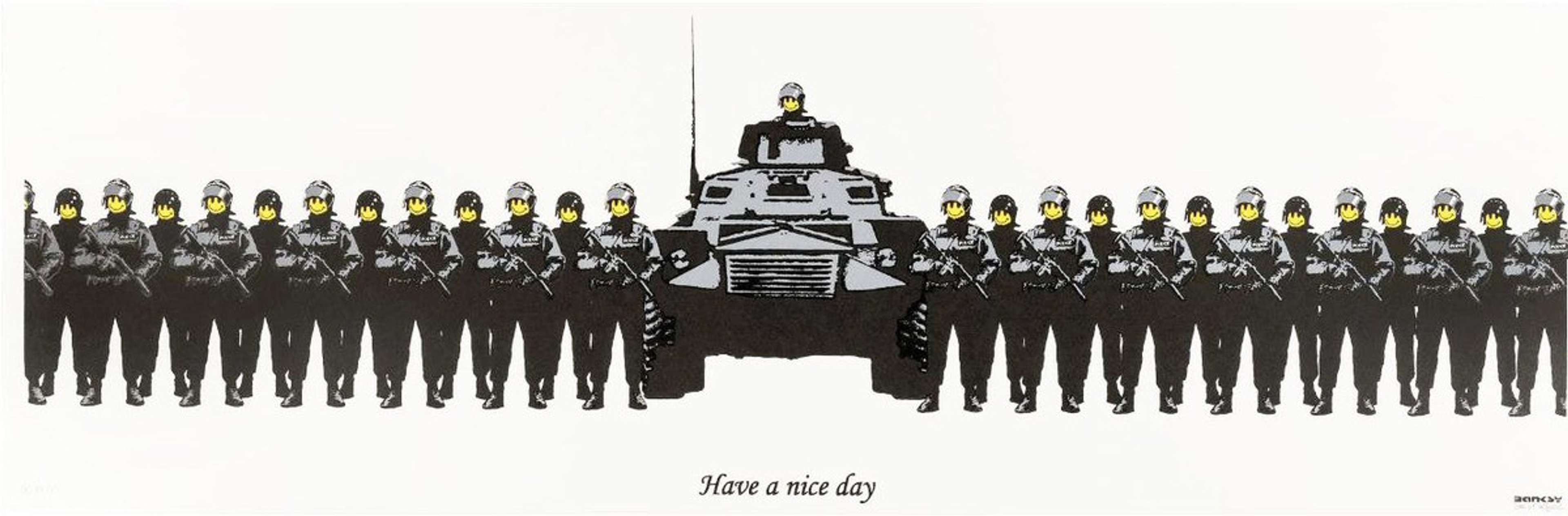 Have A Nice Day - Signed Print by Banksy 2003 - MyArtBroker