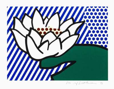 Water Lily - Signed Print by Roy Lichtenstein 1993 - MyArtBroker