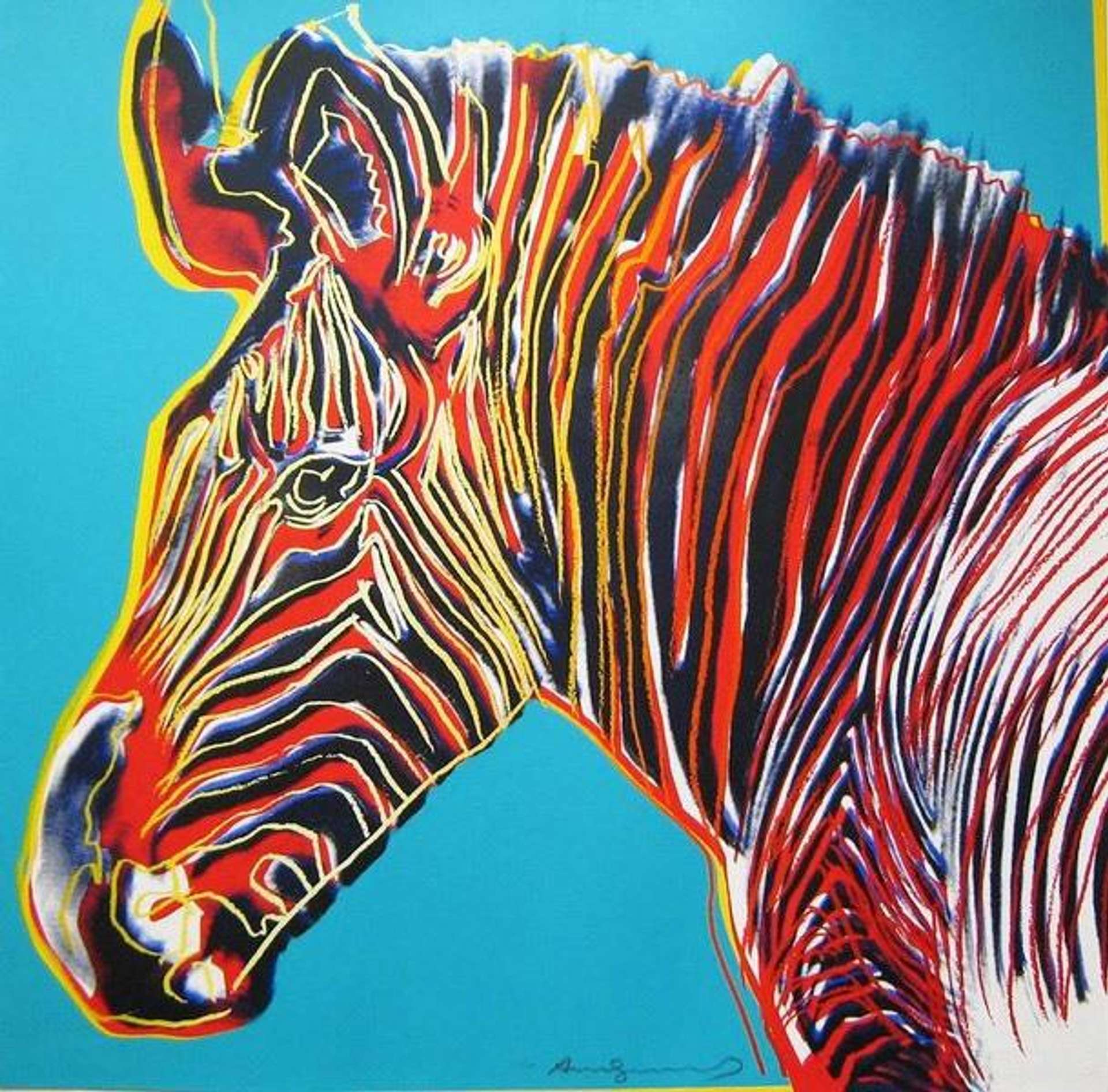 Grevy's Zebra (F. & S. II.300) by Andy Warhol - MyArtBroker