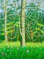 David Hockney: The Arrival Of Spring In Woldgate East Yorkshire 4th May 2011 - Signed Print