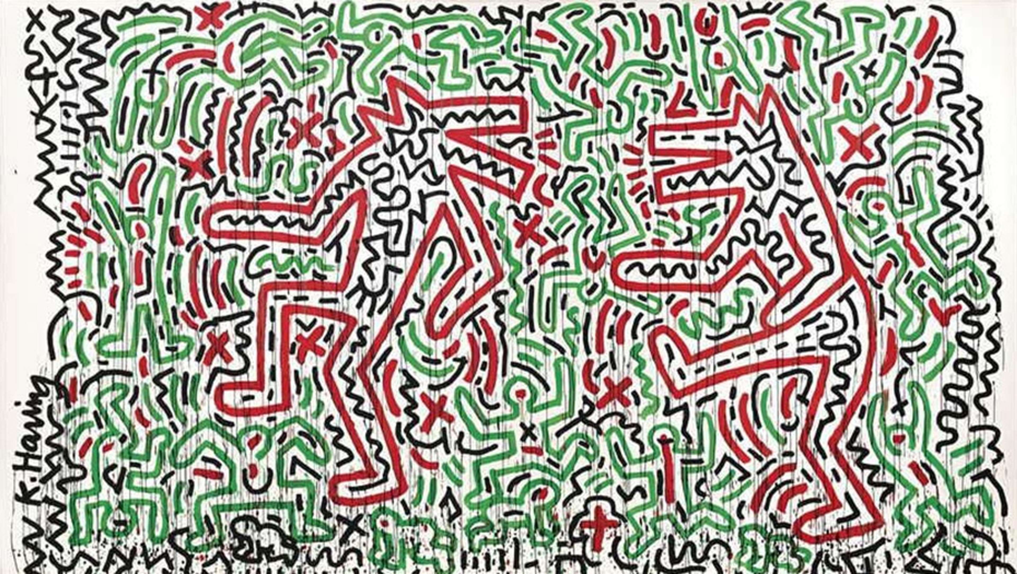 Dancing Dogs by Keith Haring