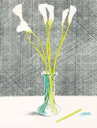 Lillies 1971 - Signed Print by David Hockney 1971 - MyArtBroker