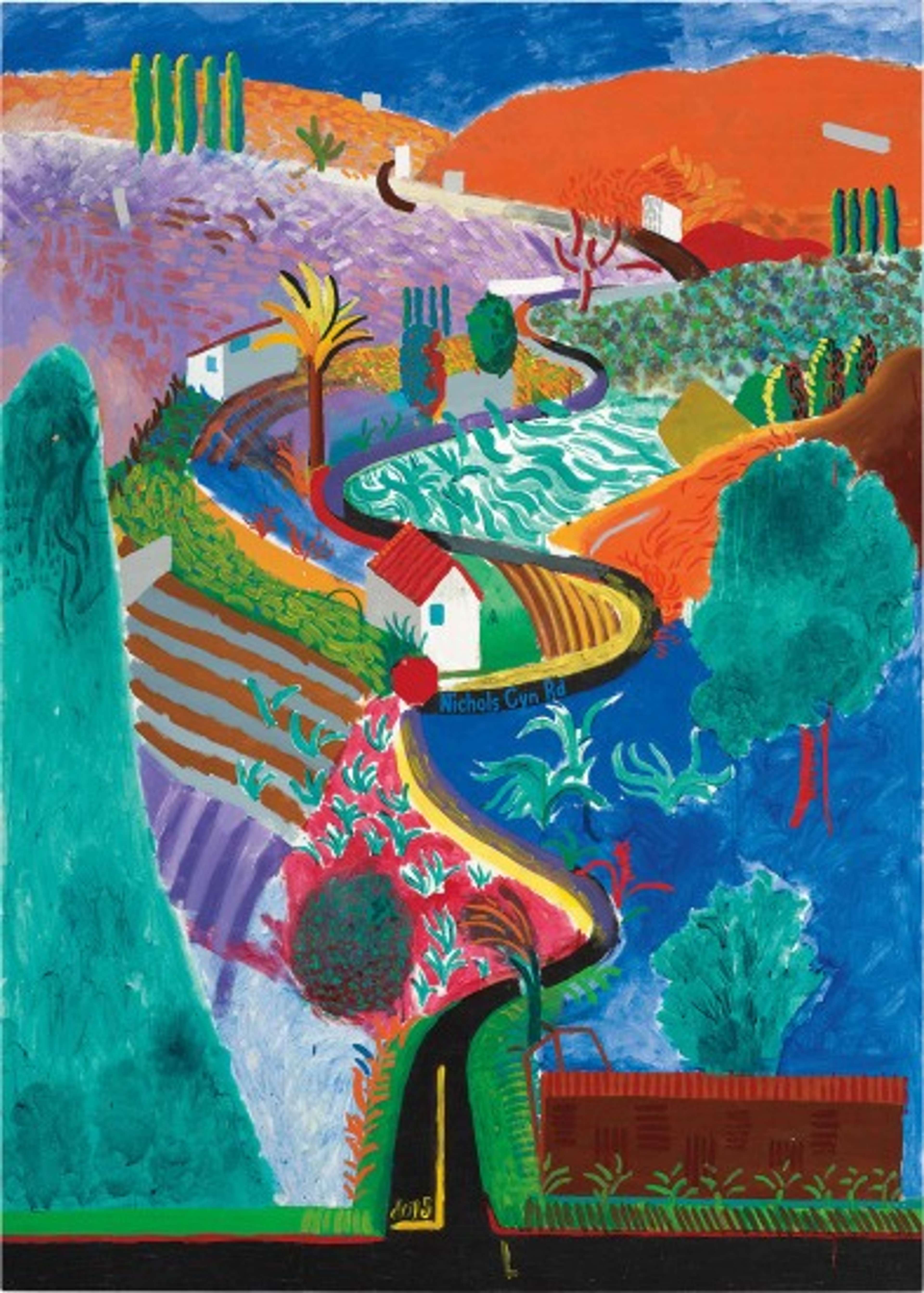 Nichols Canyon by David Hockney