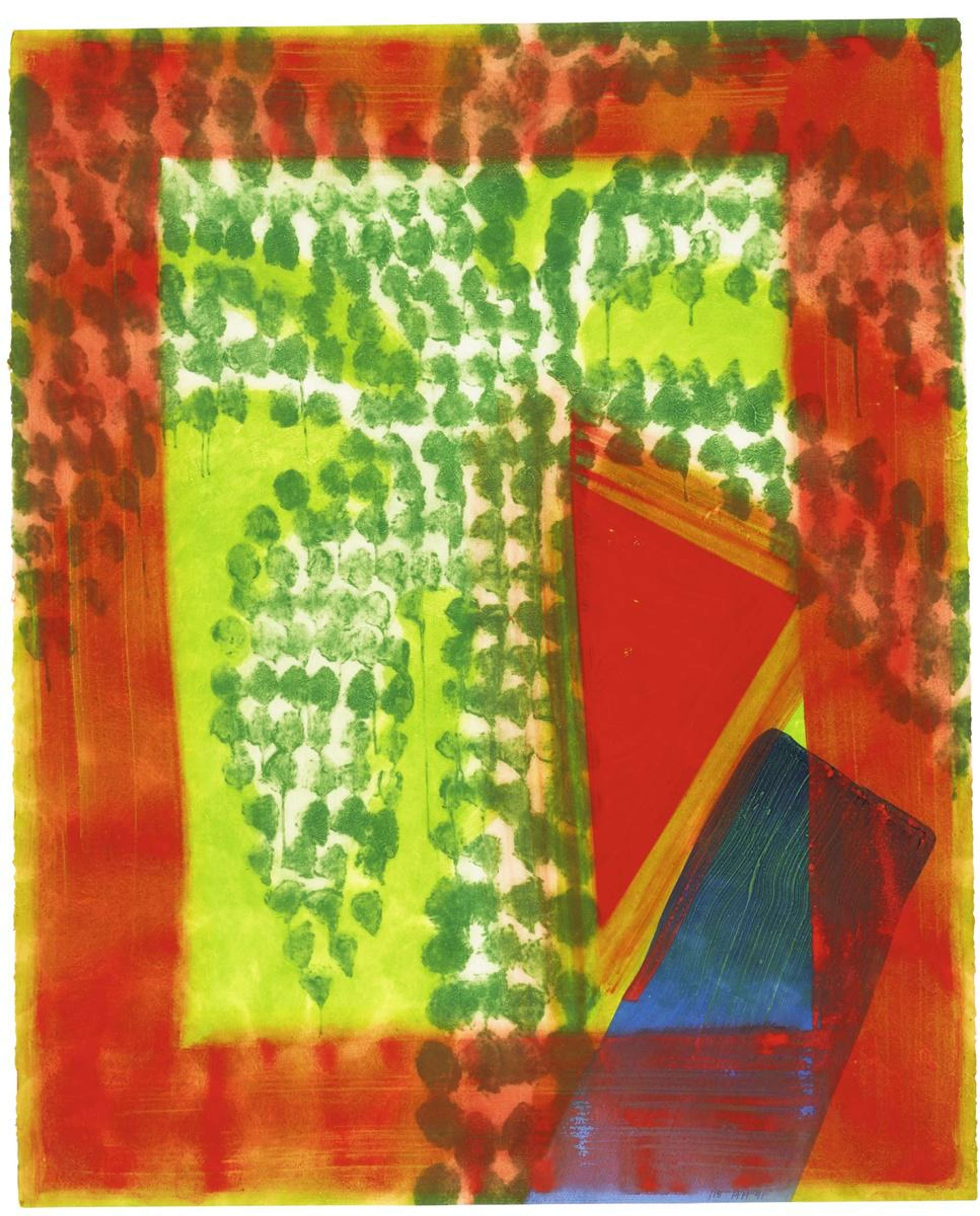 Street Palm - Signed Print by Howard Hodgkin 1990 - MyArtBroker