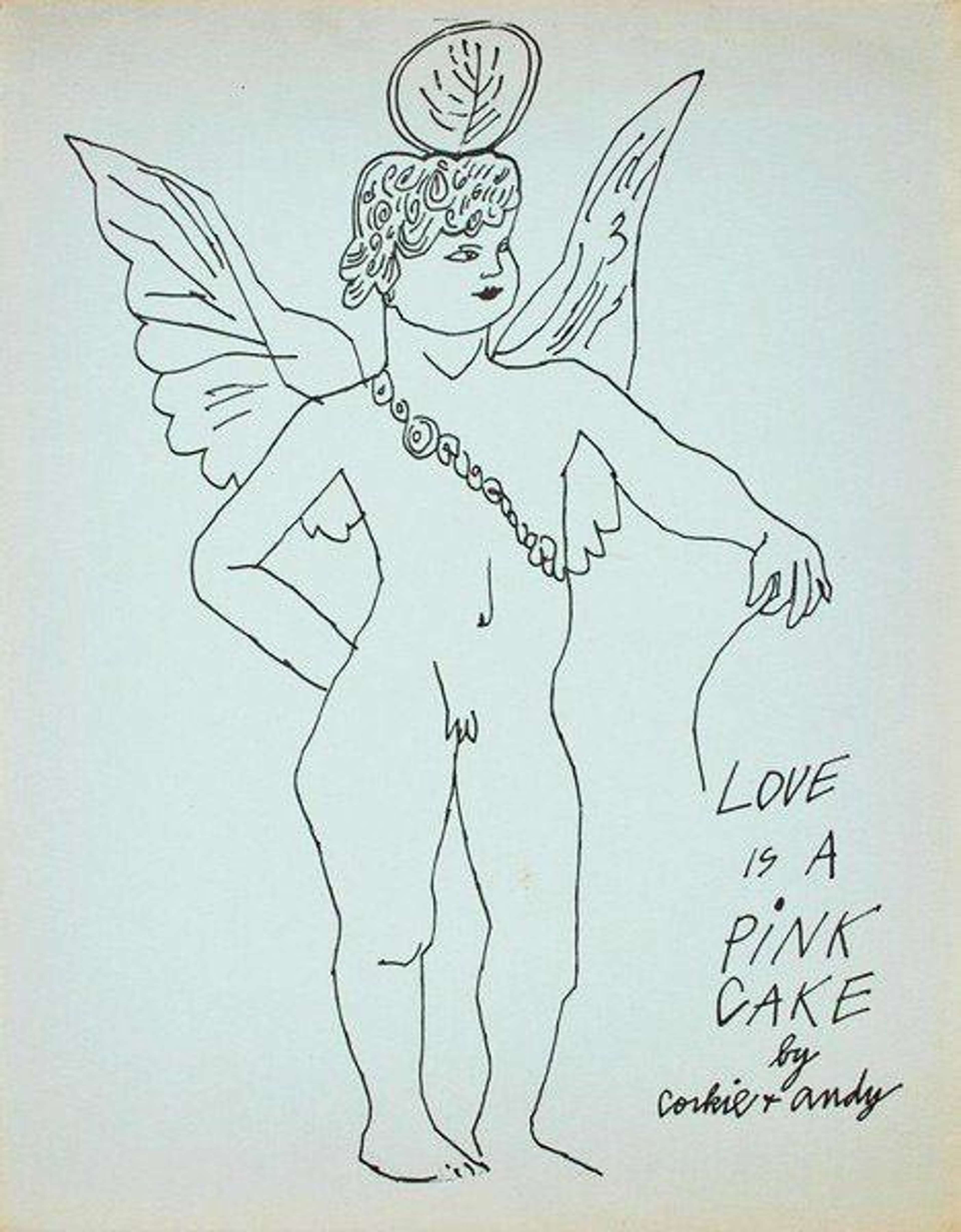 Love Is A Pink Cake (F. & S. IV.27-50) - Unsigned Print by Andy Warhol 1953 - MyArtBroker