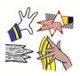 Roy Lichtenstein: Study Of Hands - Signed Print