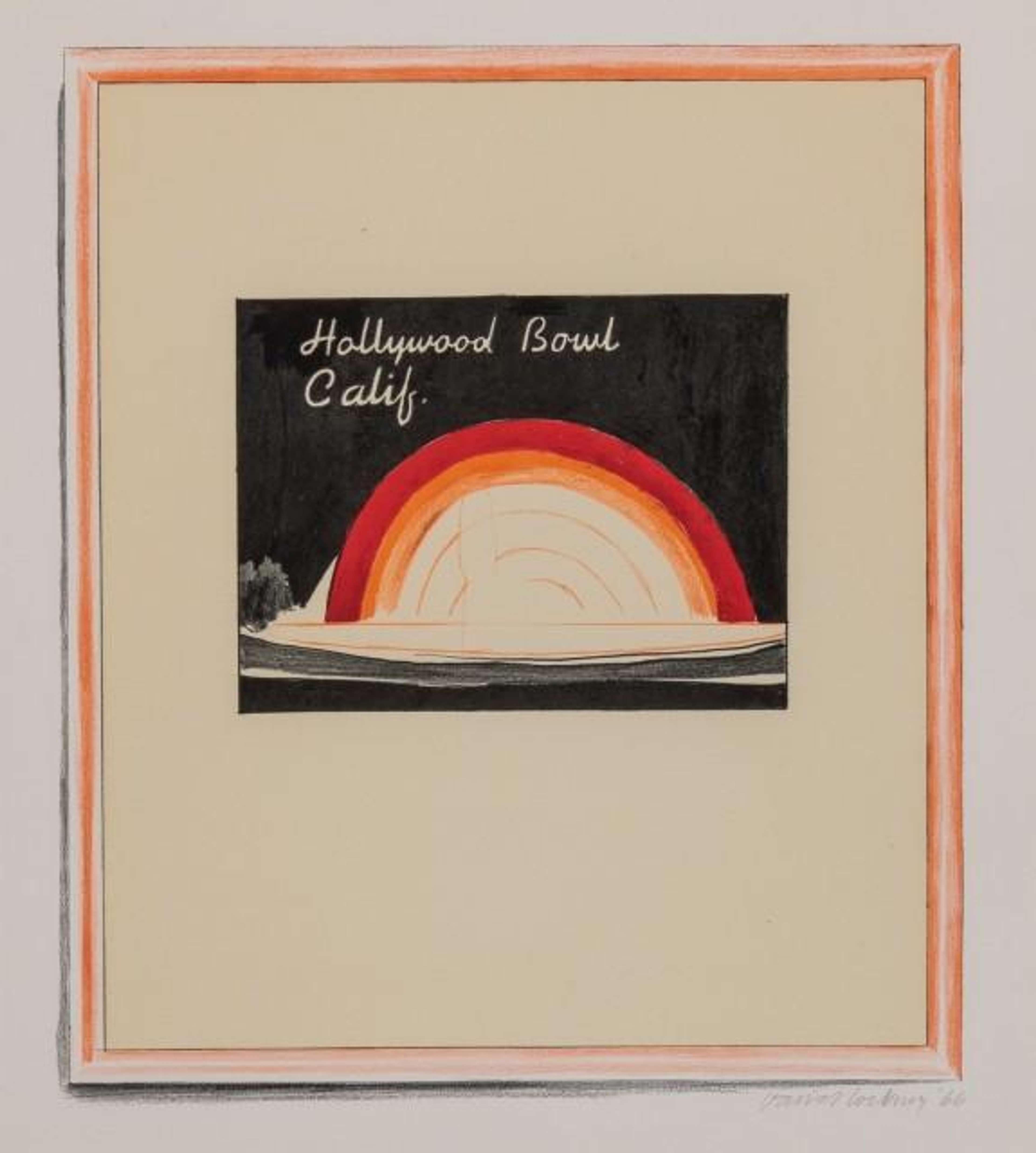 Hollywood Bowl - Signed Print by David Hockney 1966 - MyArtBroker