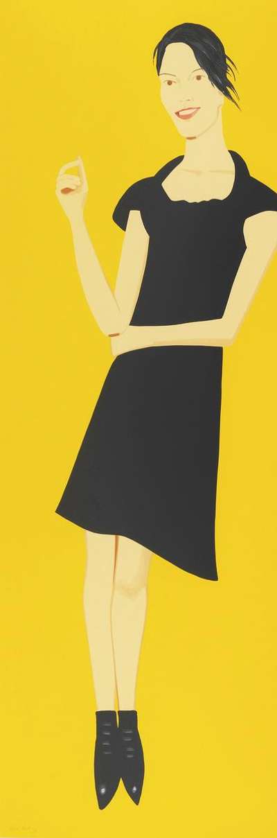 Black Dress 7 (Carmen) - Signed Print by Alex Katz 2015 - MyArtBroker