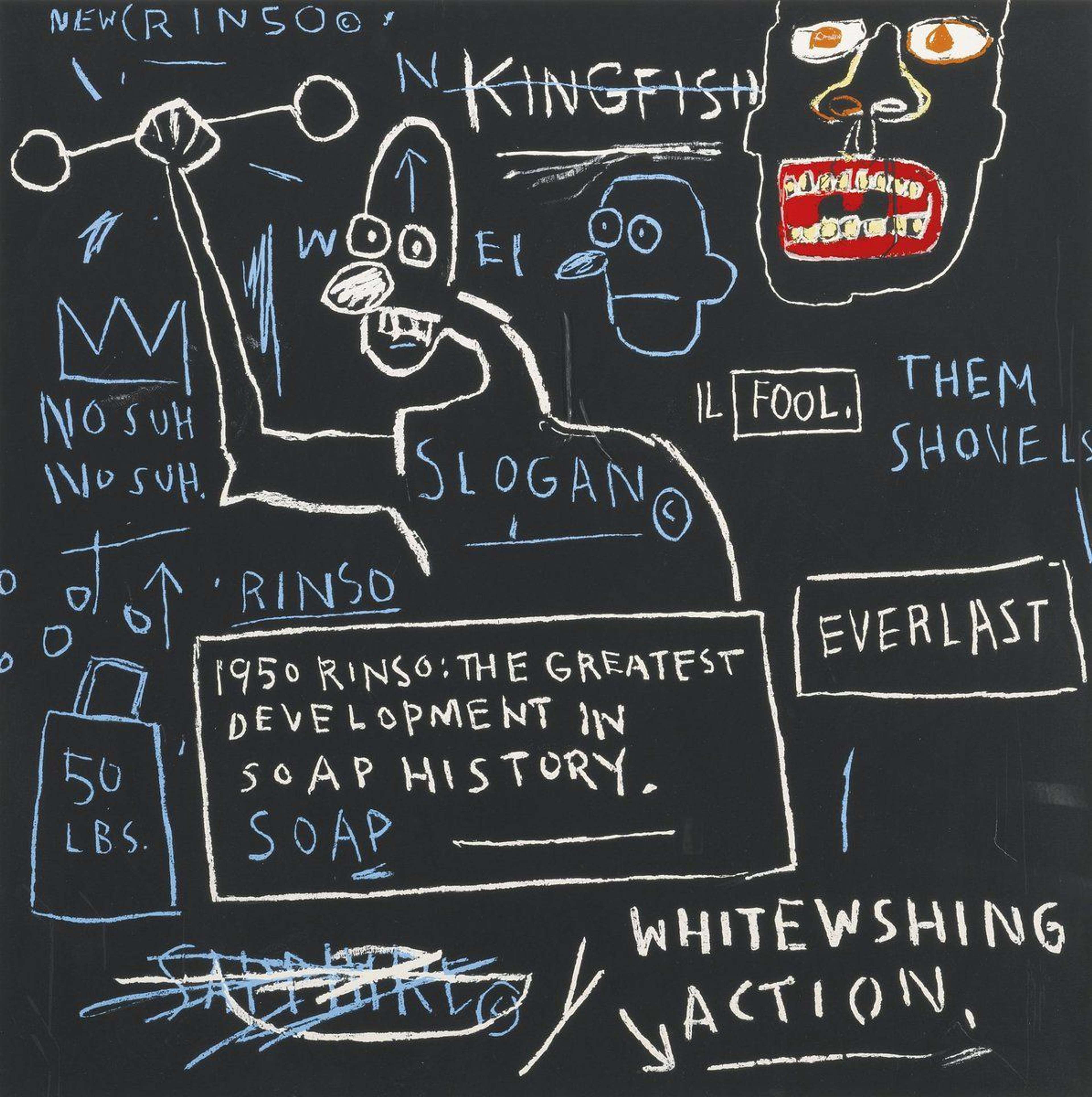 Rinso by Jean-Michel Basquiat