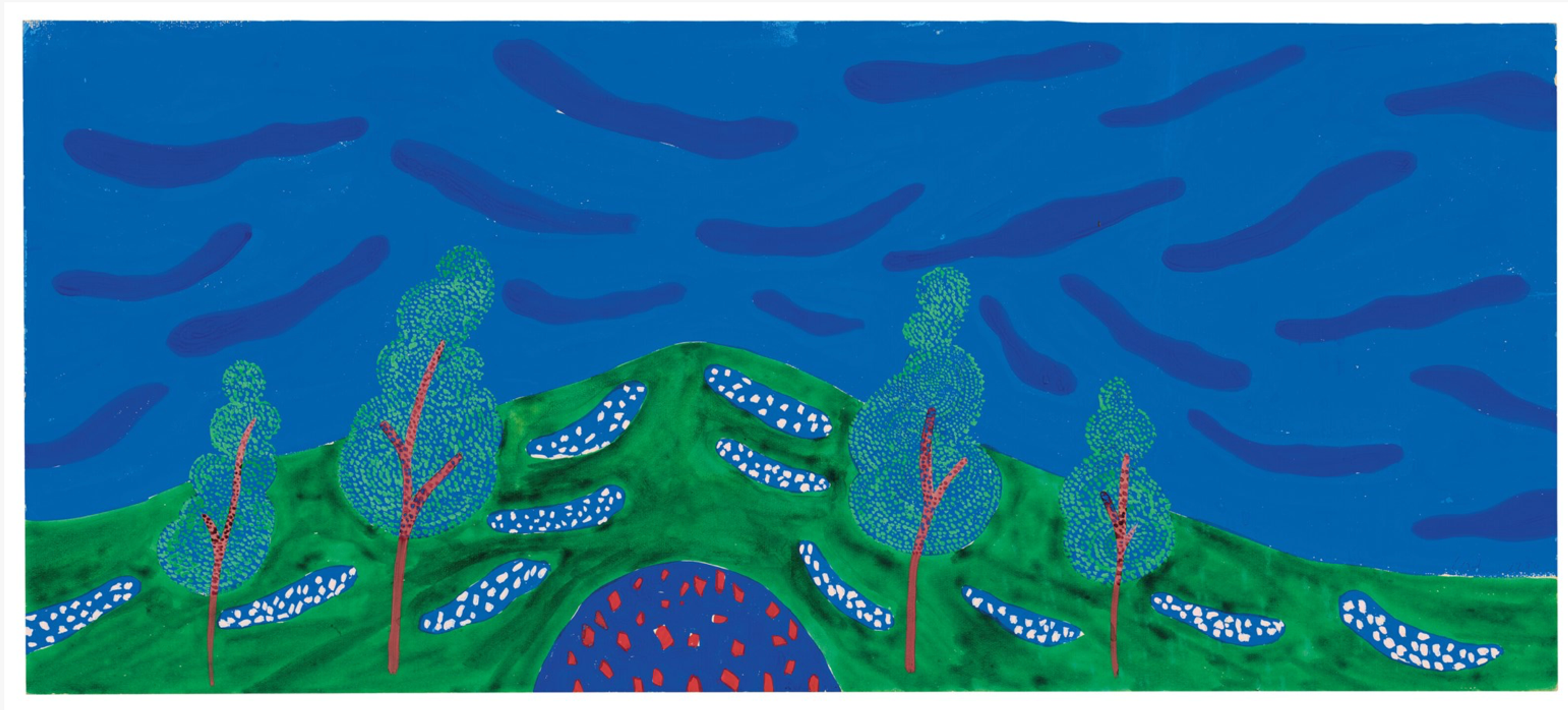 The Garden from 'L'Enfant et Les Sortilèges' Hockney David 