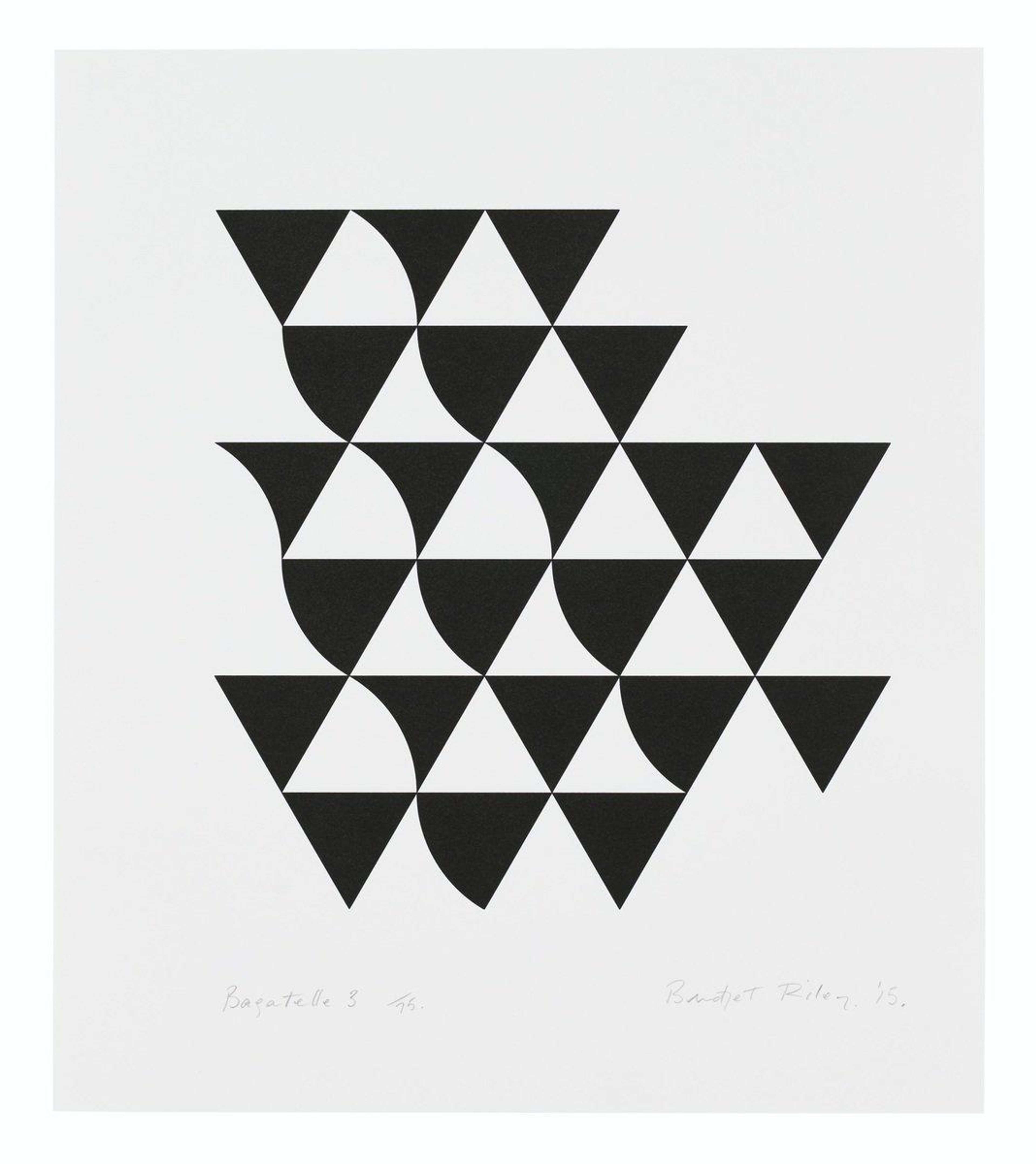 Bagatelle 3 - Signed Print by Bridget Riley 2015 - MyArtBroker