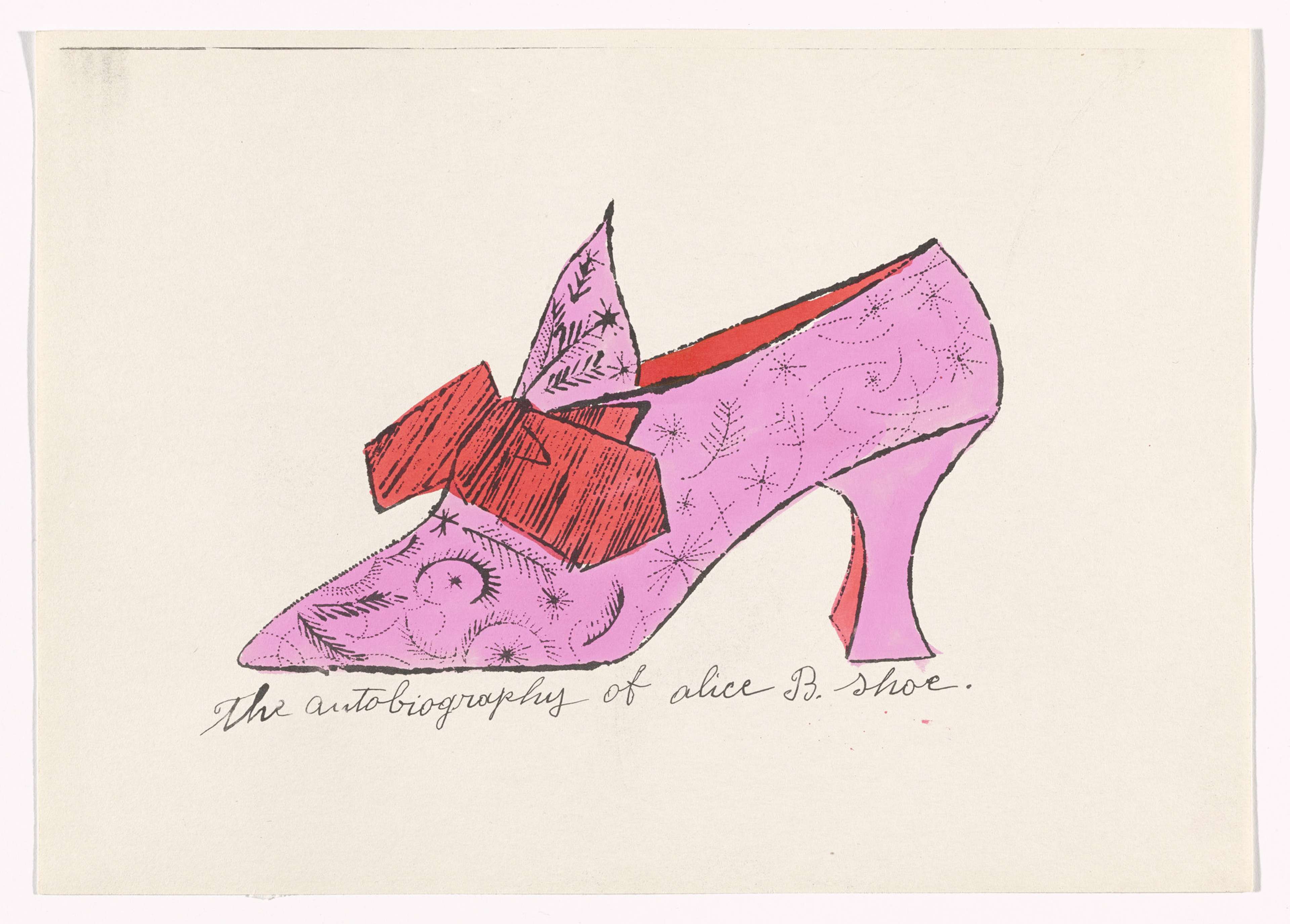 Untitled from À La Recherche Du Shoe Perdu by Andy Warhol