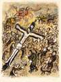 Marc Chagall: Le Martyr - Signed Print