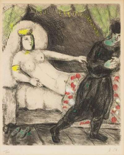 La Femme De Potiphar (La Bible) - Signed Print by Marc Chagall 1931 - MyArtBroker