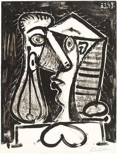 Figure Composée I - Signed Print by Pablo Picasso 1949 - MyArtBroker