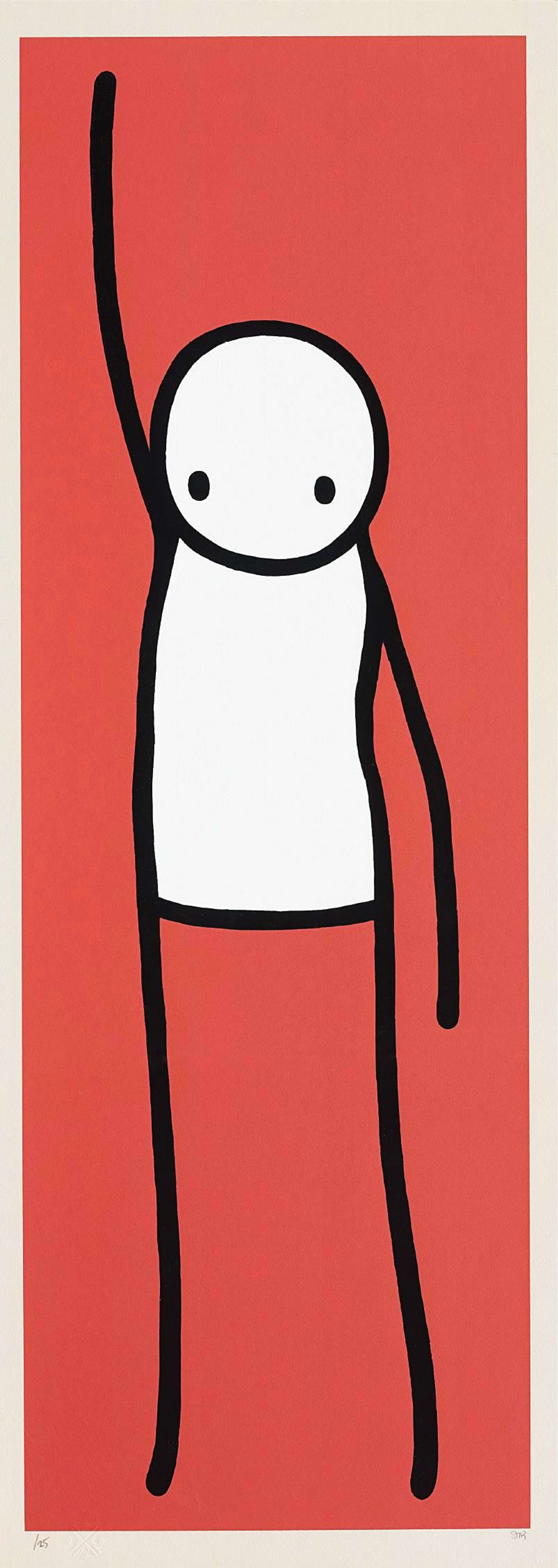 Liberty (red) - Signed Print by Stik 2013 - MyArtBroker