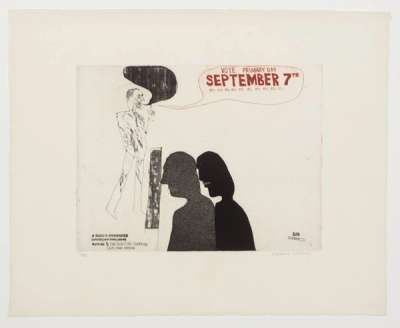 The Election Campaign - Signed Print by David Hockney 1963 - MyArtBroker