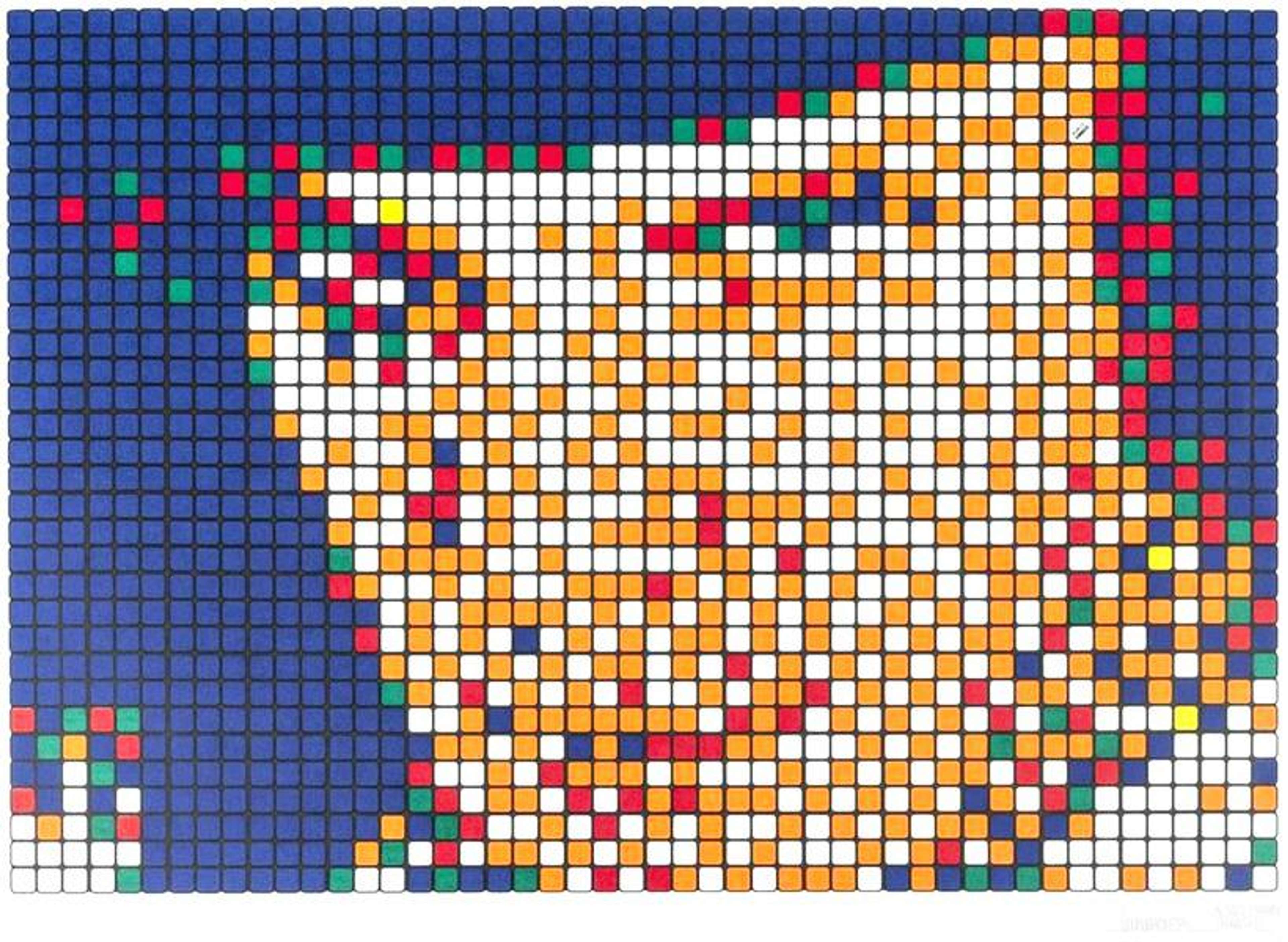 Rubik Kubik, Clockwork Orange by Invader