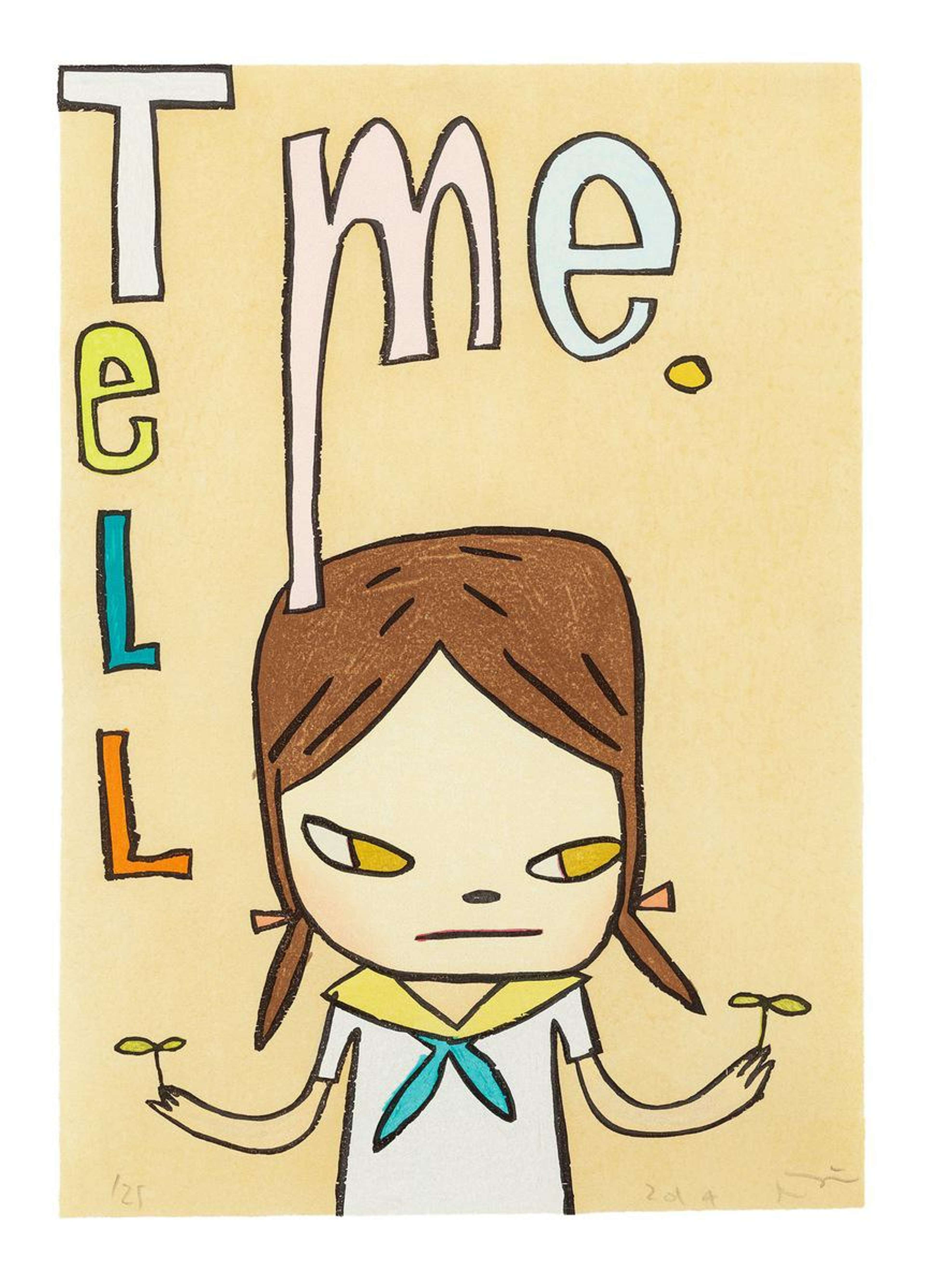 Tell Me - Signed Print by Yoshitomo Nara 2014 - MyArtBroker