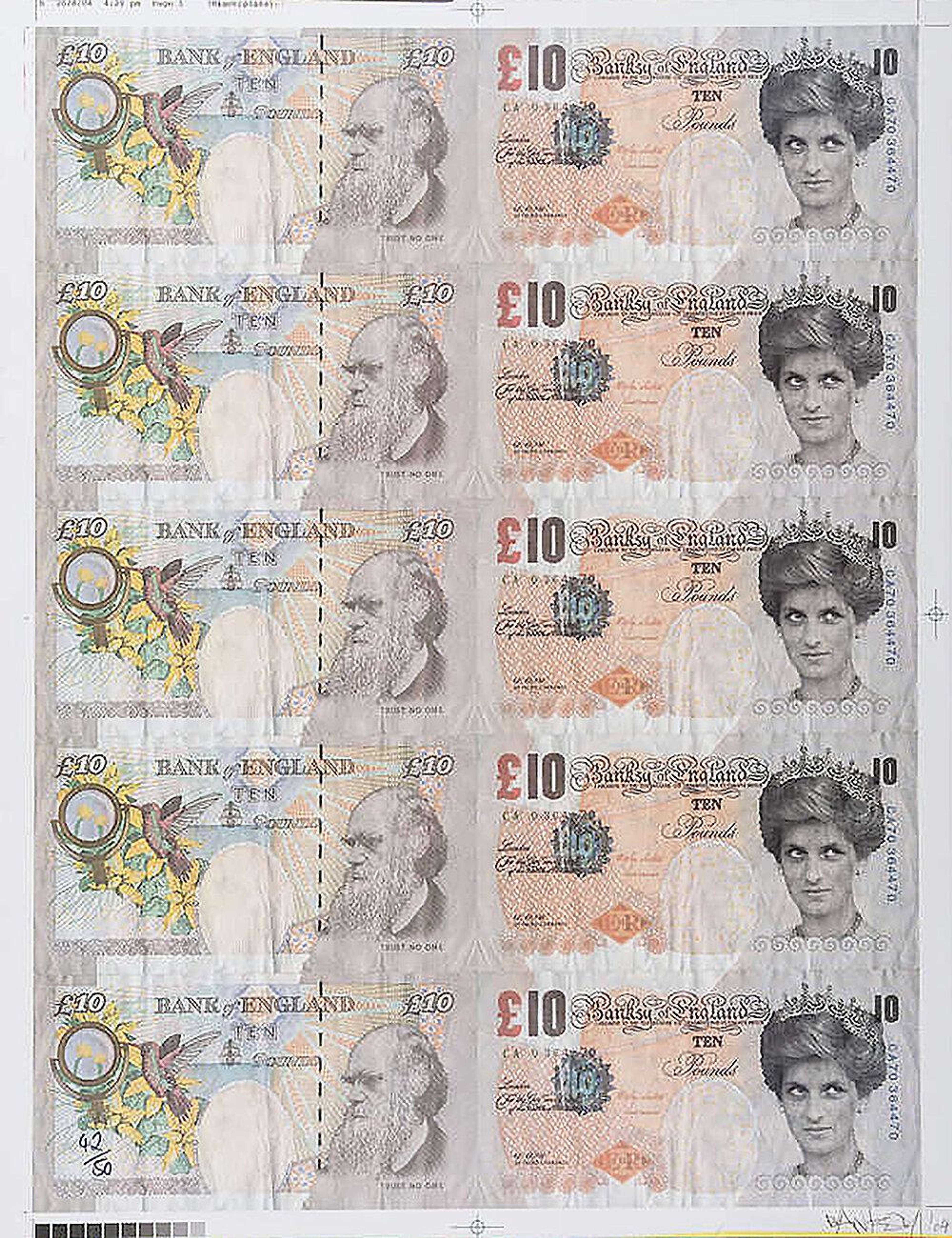 Di-Faced Tenner by Bansky