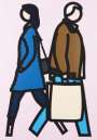 Julian Opie: New York Couple 3 - Signed Print