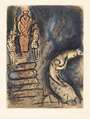 Marc Chagall: Ahasverus Vertreibt Vasthi - Signed Print