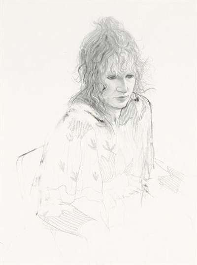 Celia Smoking - Signed Print by David Hockney 1973 - MyArtBroker