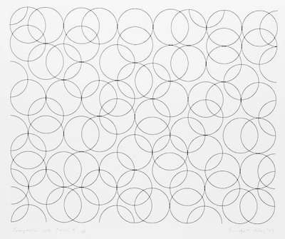 Composition With Circles 5 - Signed Print by Bridget Riley 2005 - MyArtBroker