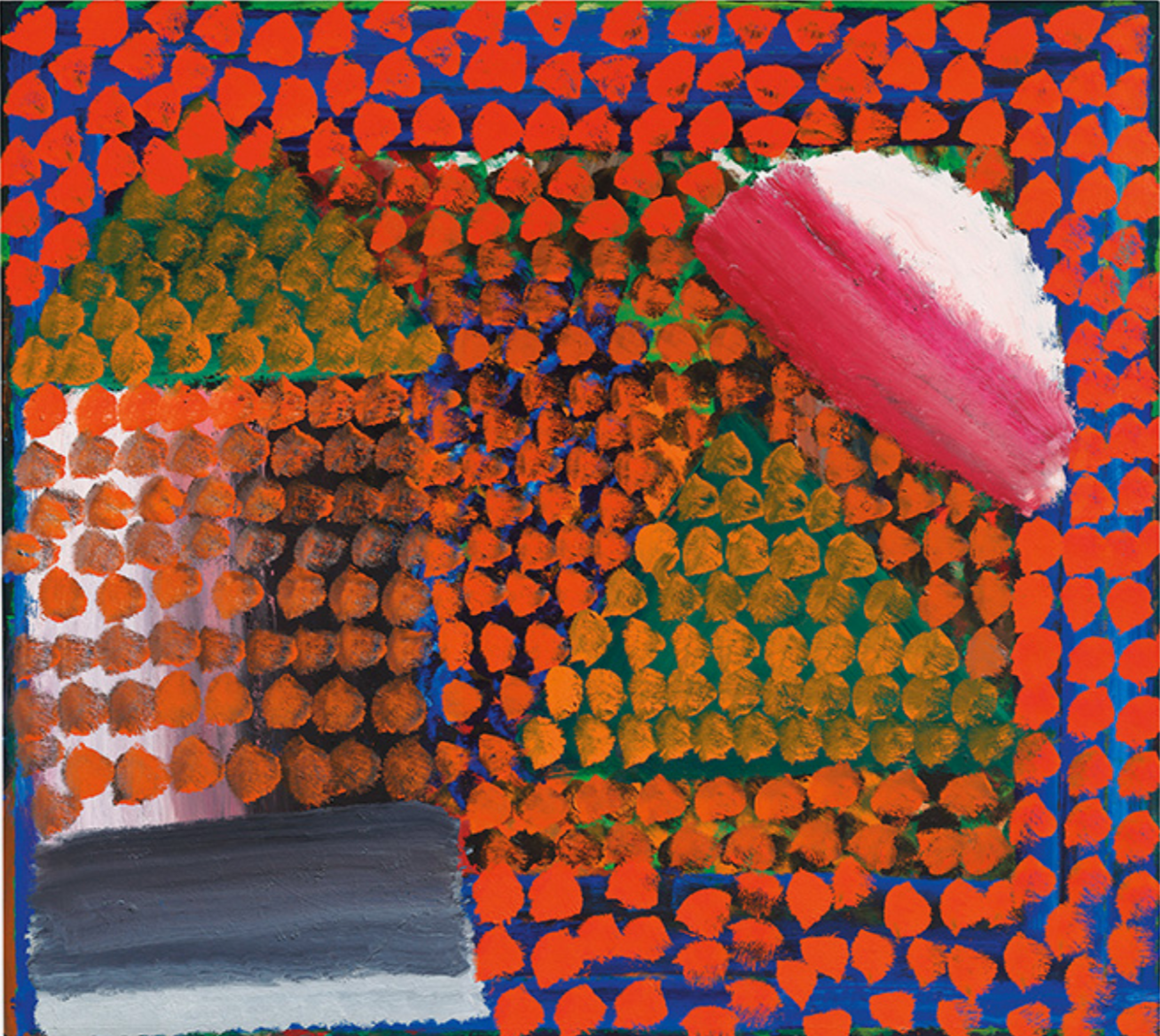 In The Green Room by Howard Hodgkin