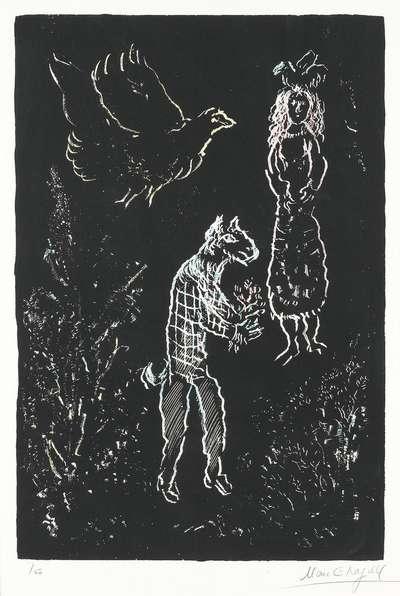 Nuit Eté - Signed Print by Marc Chagall 1973 - MyArtBroker