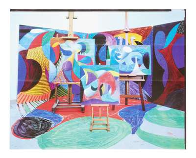 Painted Environment II - Signed Print by David Hockney 1994 - MyArtBroker