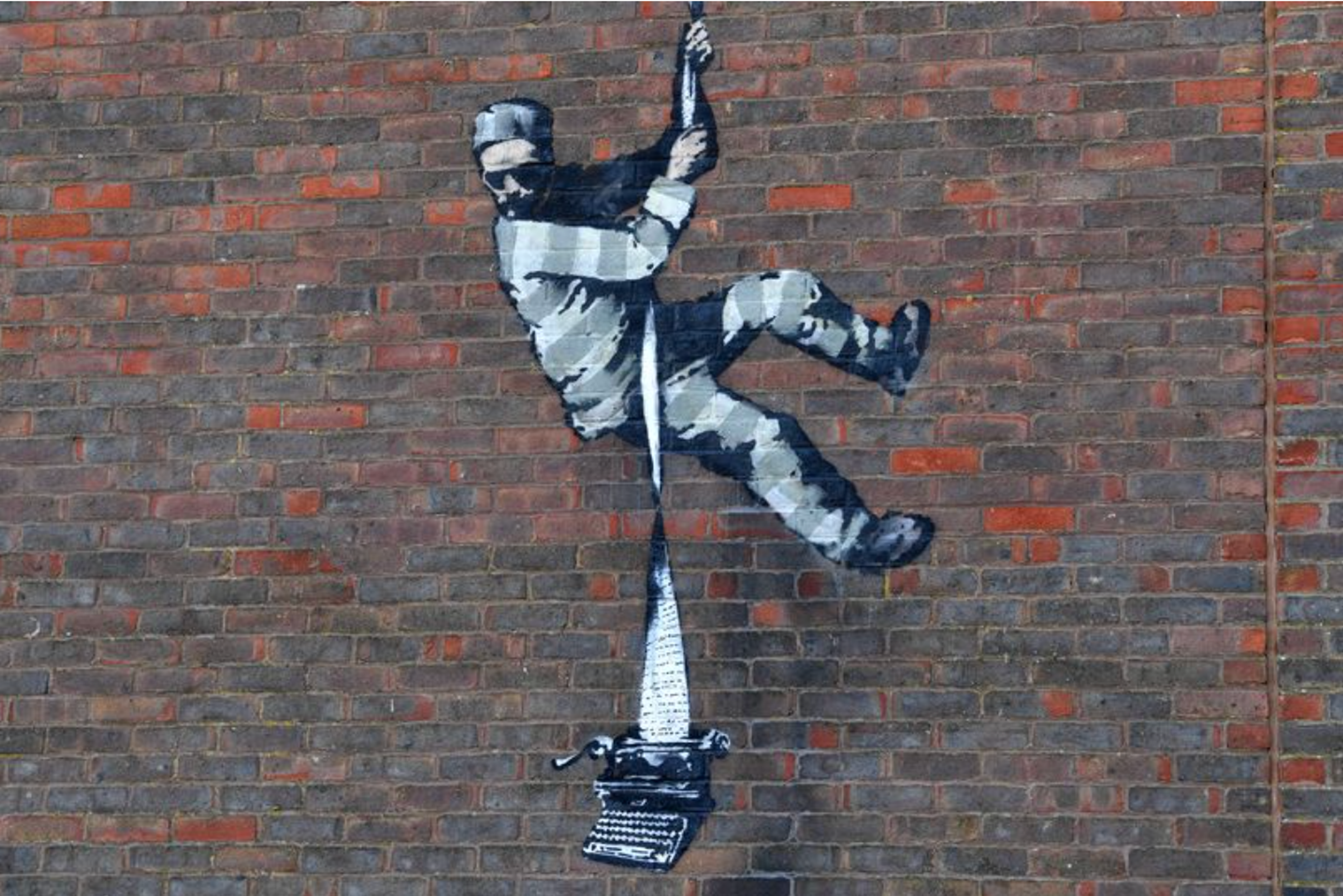 Reading Jail Mural by Banksy - MyArtBroker