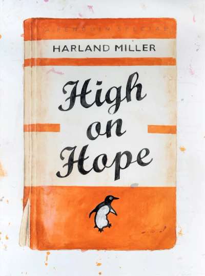 High On Hope (orange) - Signed Print by Harland Miller 2019 - MyArtBroker