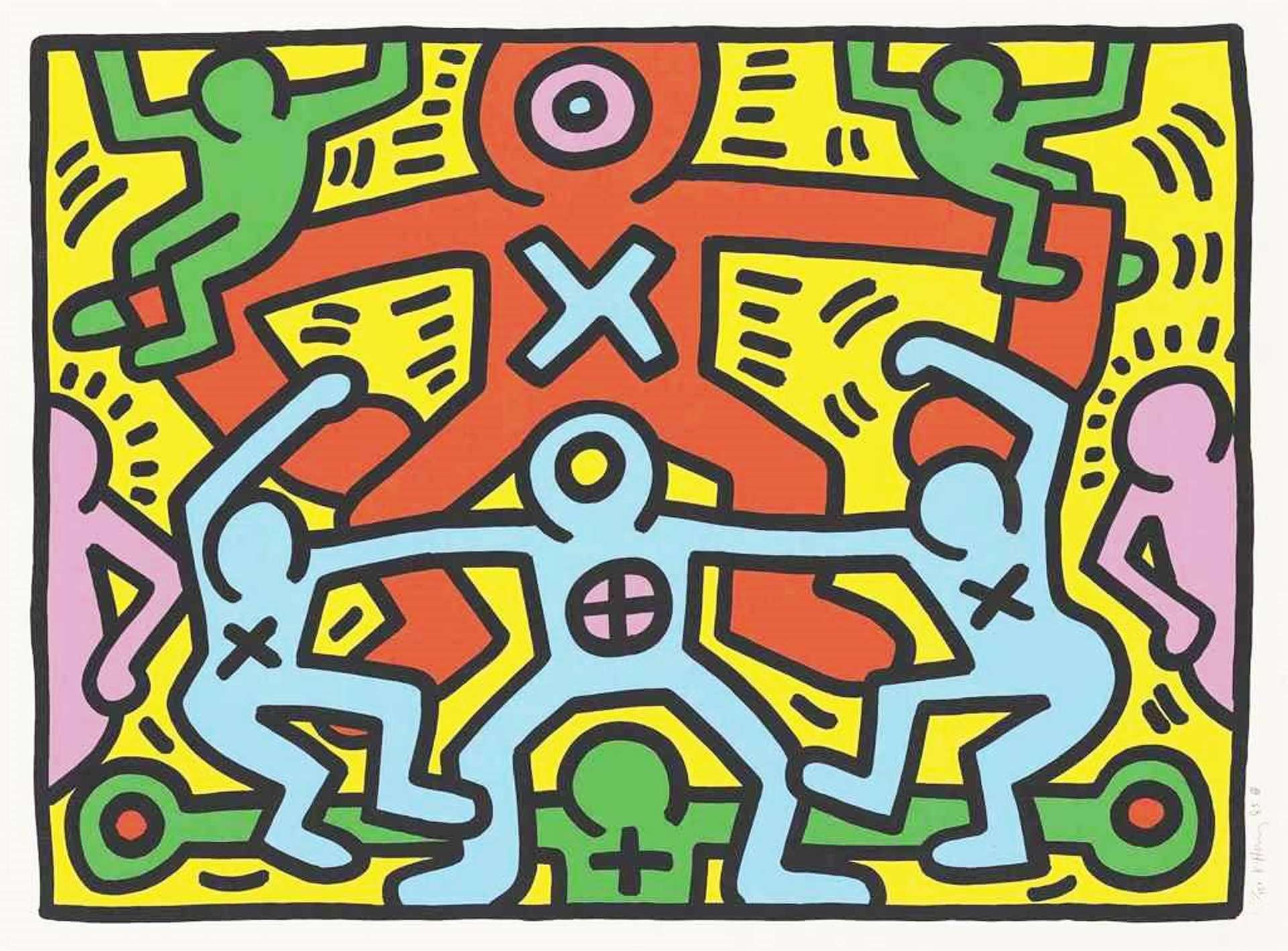 Untitled 1985 by Keith Haring - MyArtBroker