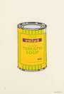 Banksy: Soup Can (banana, lime and purple) - Signed Print